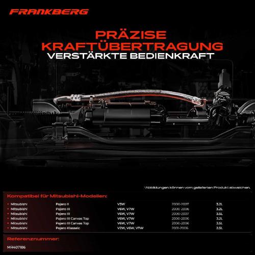 1x Seilzug Feststellbremse Hinterachse rechts für Mitsubishi Pajero V2W V3W V6W V7W Bild 1x Seilzug Feststellbremse Hinterachse rechts für Mitsubishi Pajero V2W V3W V6W V7W