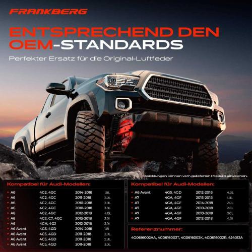 1x Luftfeder Fahrwerk Hinterachse Rechts für Audi A6 Allroad Avant 4G C7 A7 4G Bild 1x Luftfeder Fahrwerk Hinterachse Rechts für Audi A6 Allroad Avant 4G C7 A7 4G