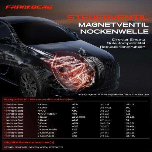 1x Zentralventil Nockenwellenverstellung für Mercedes-Benz W176 W177 W212 W213 W205 Bild 1x Zentralventil Nockenwellenverstellung für Mercedes-Benz W176 W177 W212 W213 W205