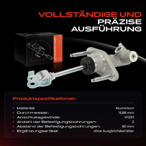 1x Geberzylinder Kupplungsgeberzylinder für Honda Accord IV V Prelude Bild 1x Geberzylinder Kupplungsgeberzylinder für Honda Accord IV V Prelude