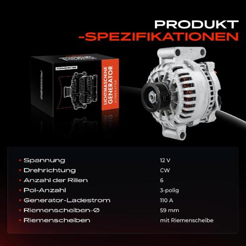 1x Lichtmaschine Generator für Ford Maverick Mazda Tribute EP 3.0L 2000-2008 Bild 1x Lichtmaschine Generator für Ford Maverick Mazda Tribute EP 3.0L 2000-2008