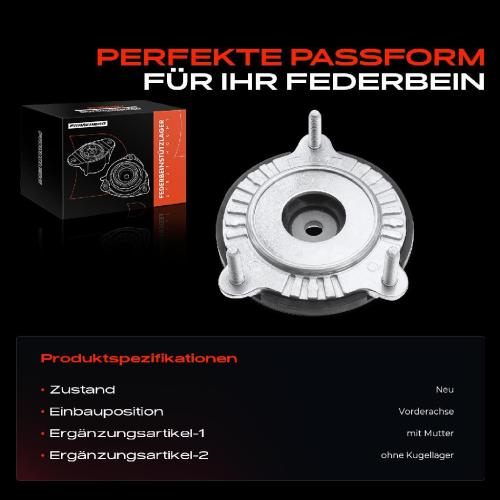 1x Domlager Federbeinstütz lager für Citroën C5 III 407 508 I 508 SW 2008-2022 Bild 1x Domlager Federbeinstütz lager für Citroën C5 III 407 508 I 508 SW 2008-2022