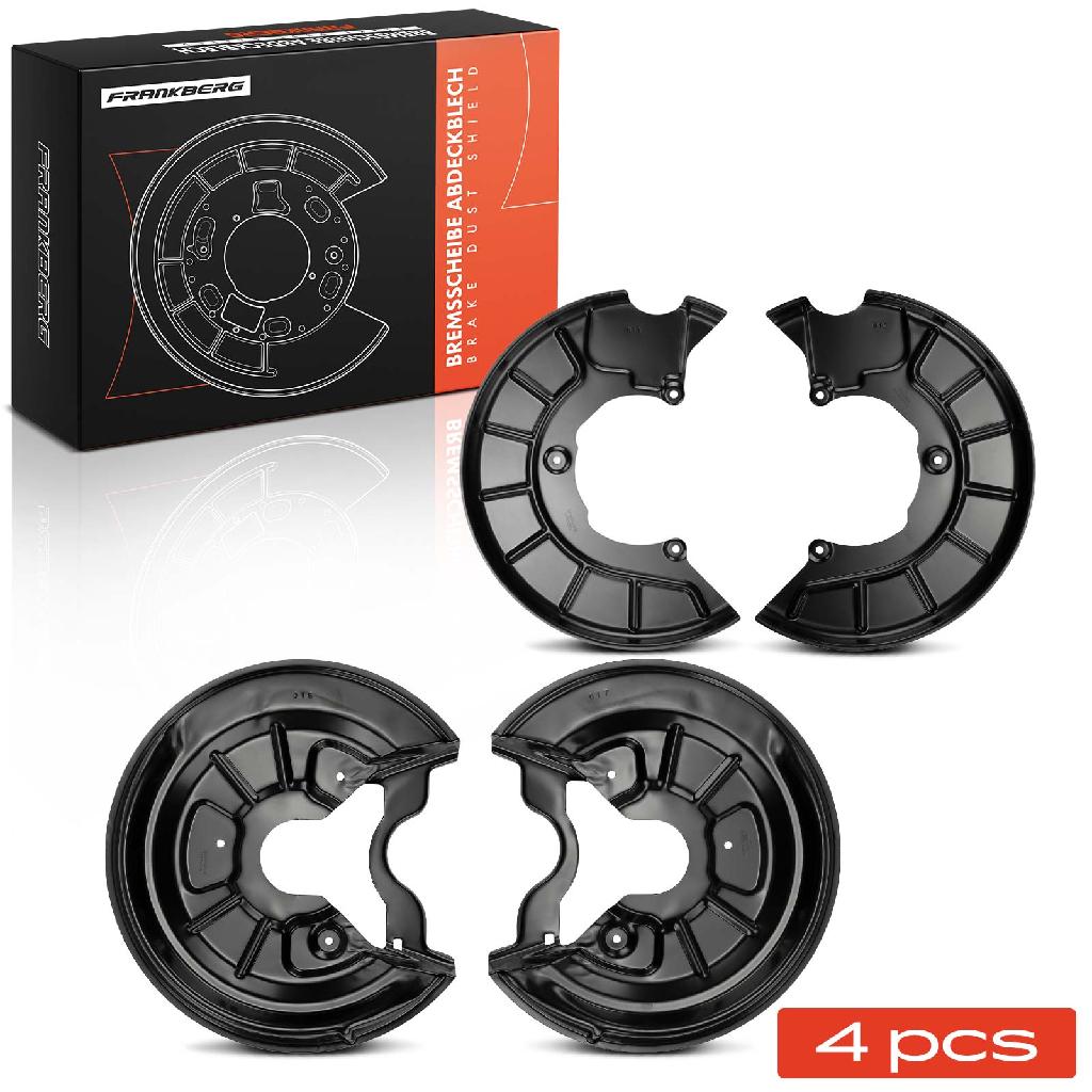 4x Ankerblech Bremsscheibe Vorne und Hinten für VW Golf Audi A3 8P1 Seat Leon Skoda