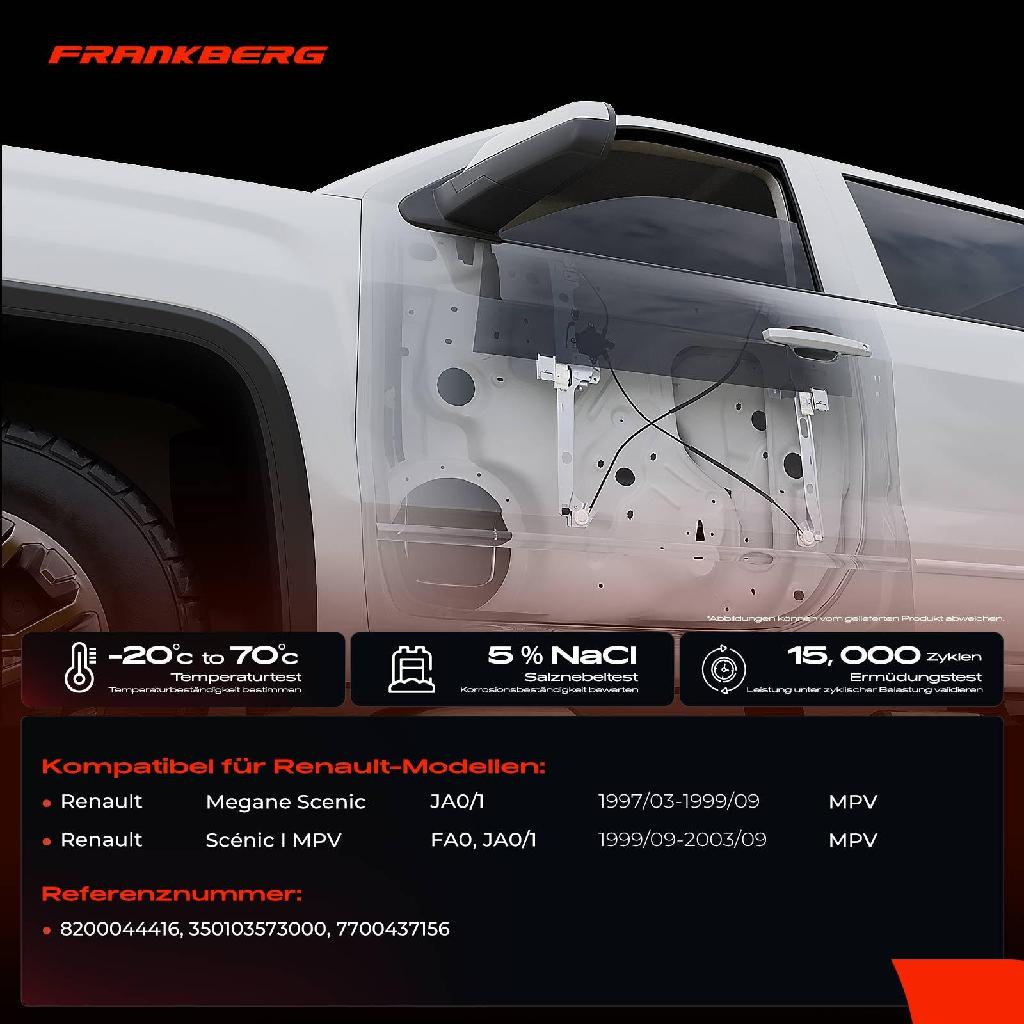 1x Fensterheber Hinten Links für Renault Megane Scenic I FA0 JA0/1