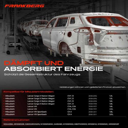 1x Stossfänger Stoßstangenträger für Mitsubishi Lancer 2008-2017 Bild 1x Stossfänger Stoßstangenträger für Mitsubishi Lancer 2008-2017