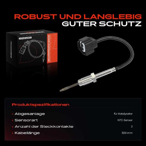 1x Abgastemperatursensor für Nissan Qashqai J10 X-Trail Bild 1x Abgastemperatursensor für Nissan Qashqai J10 X-Trail