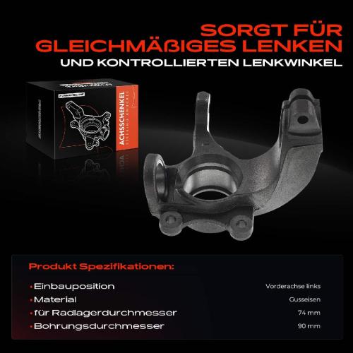 1x Achsschenkel Radaufhängung Vorderachse Links für Ford Tourneo Connect Transit Connect Bild 1x Achsschenkel Radaufhängung Vorderachse Links für Ford Tourneo Connect Transit Connect