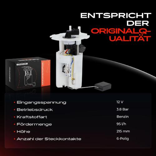 1x Kraftstoffpumpe für Chevrolet Aveo/Kalos Schrägheck Stufenheck Daewoo Kalos 1.4L 1.2L 2003-2005 Bild 1x Kraftstoffpumpe für Chevrolet Aveo/Kalos Schrägheck Stufenheck Daewoo Kalos 1.4L 1.2L 2003-2005