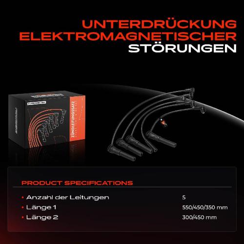5x Zündleitungssatz Zündkabel für Rover Coupe 400 200 MG TF ZR Lotus Elise Bild 5x Zündleitungssatz Zündkabel für Rover Coupe 400 200 MG TF ZR Lotus Elise