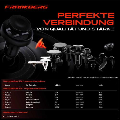 10x Befestigungsclips Türverkleidung für Toyota Corolla Compact Station Wagon Bild 10x Befestigungsclips Türverkleidung für Toyota Corolla Compact Station Wagon