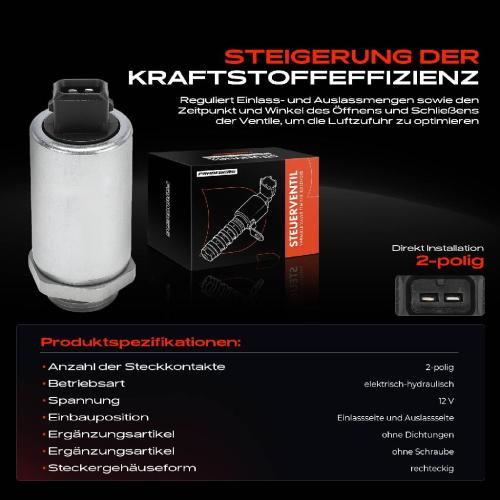 1x Steuerventil Nockenwellenverstellung für BMW 3er E46 5er E39 E60 7er E38 X5 E53 Z3 Bild 1x Steuerventil Nockenwellenverstellung für BMW 3er E46 5er E39 E60 7er E38 X5 E53 Z3