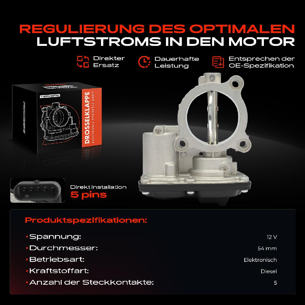 1x Drosselklappe Drosselklappenstutzen für BMW F20 F21 F22 F34 E90 E93 MINI R55 R60