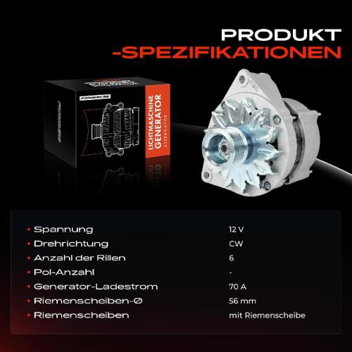 1x Lichtmaschine Generator für Mercedes-Benz W124 C124W201S124R107 W126 B601 Bild 1x Lichtmaschine Generator für Mercedes-Benz W124 C124W201S124R107 W126 B601