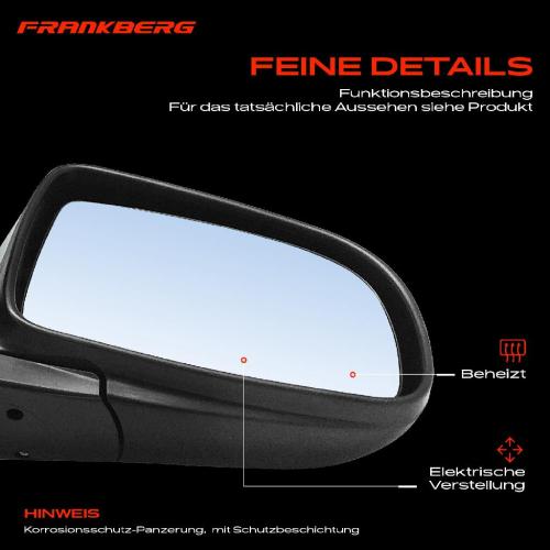 1x Außenspiegel Rechts für Chevrolet Aveo/Kalos T250 T255 1.2L 1.4L 2005-2013 Bild 1x Außenspiegel Rechts für Chevrolet Aveo/Kalos T250 T255 1.2L 1.4L 2005-2013