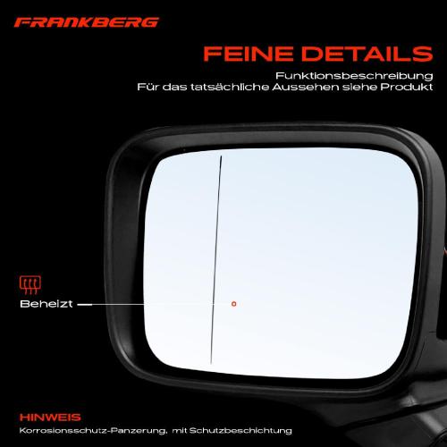 1x Außenspiegel Links für Jeep Renegade SUV B1 BU BV Bj ab 2014 Bild 1x Außenspiegel Links für Jeep Renegade SUV B1 BU BV Bj ab 2014