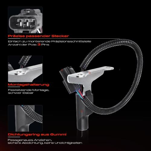 1x Kurbelwellensensor Impulsgeber für Jeep Grand Cherokee I ZJ 1992-1998 5.2L Bild 1x Kurbelwellensensor Impulsgeber für Jeep Grand Cherokee I ZJ 1992-1998 5.2L