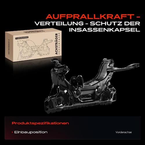 Frankberg 1x Achskörper Achsträger Motorträger Vorderachse für Ford Fiesta VI CB1 CCN Mazda 2 DE DH 2007-2017 Bild Frankberg 1x Achskörper Achsträger Motorträger Vorderachse für Ford Fiesta VI CB1 CCN Mazda 2 DE DH 2007-2017
