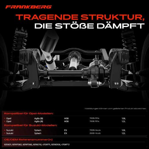 1x Achskörper Achsträger Motorträger Vorderachse für Opel Agila (B) B H08 Suzuki Splash EX Bild 1x Achskörper Achsträger Motorträger Vorderachse für Opel Agila (B) B H08 Suzuki Splash EX