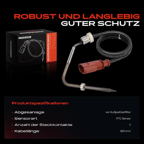 1x Abgastemperatursensor für VW Touareg 7P5 7P6 Audi Q7 4LB Porsche Cayenne 92A Bild 1x Abgastemperatursensor für VW Touareg 7P5 7P6 Audi Q7 4LB Porsche Cayenne 92A