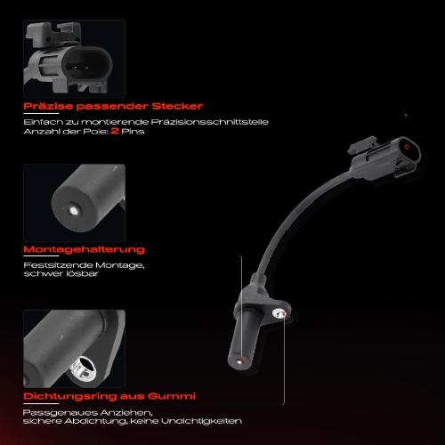 1x Kurbelwellensensor Impulsgeber für Hyundai Grand Santa Fé KIA Sorento 3 UM 3.3L Bild 1x Kurbelwellensensor Impulsgeber für Hyundai Grand Santa Fé KIA Sorento 3 UM 3.3L
