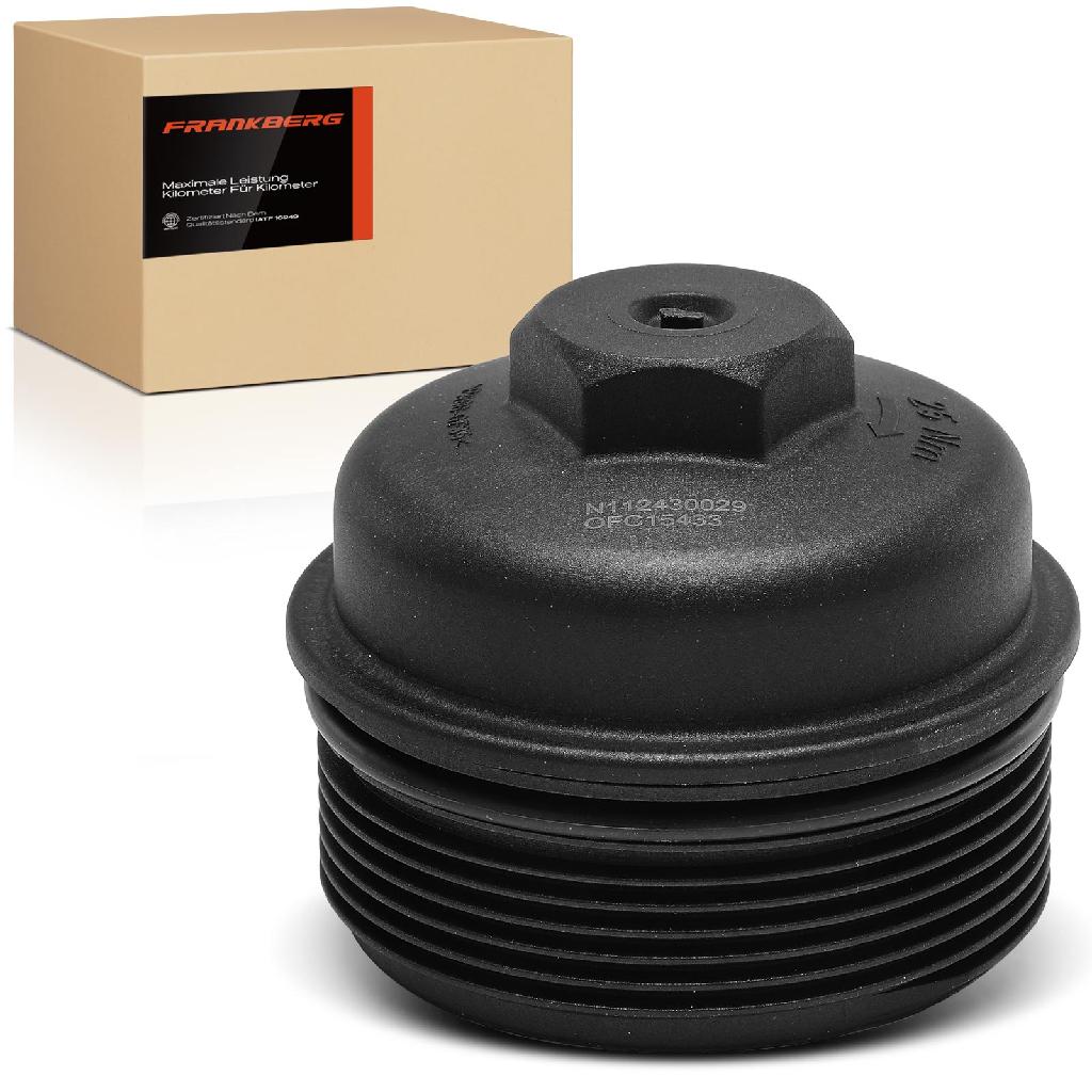 1x Deckel Ölfiltergehäuse für VW Golf Audi A3 Sportback 8P Seat Altea Skoda Fabia 2