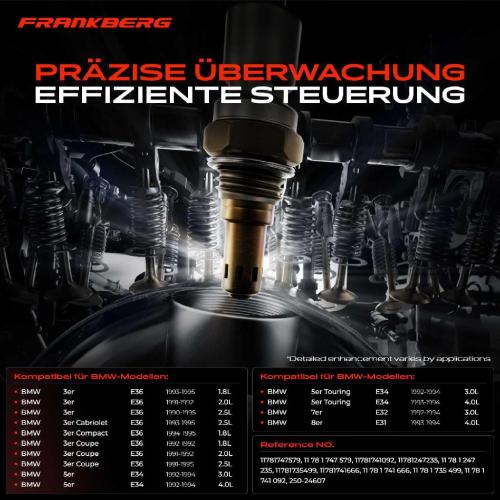 1x Lambdasonde Regelsonde Vor Katalysator für BMW 3er E36 318is 320i 325i 5er E34 7er E32 8er E31 Bild 1x Lambdasonde Regelsonde Vor Katalysator für BMW 3er E36 318is 320i 325i 5er E34 7er E32 8er E31