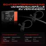 2x Warnkontakt Bremsbelagverschleiß Vorderachse für Audi 100 443 445 200 Coupe Quattro