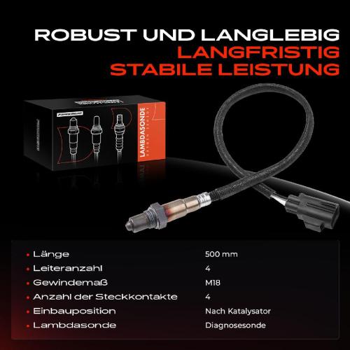 1x Lambdasonde Diagnosesonde Nach Katalysator für Land Rover Range Rover Evoque L538 Bild 1x Lambdasonde Diagnosesonde Nach Katalysator für Land Rover Range Rover Evoque L538