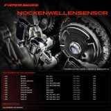 1x Nockenwellenposition Sensor für VW Golf VII 5G1 Beetle 5C Jetta IV 1.8L-2.5L