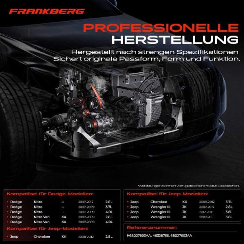 1x Umlenkrolle Führungsrolle für Dodge Nitro Jeep Cherokee Wrangler III Bild 1x Umlenkrolle Führungsrolle für Dodge Nitro Jeep Cherokee Wrangler III