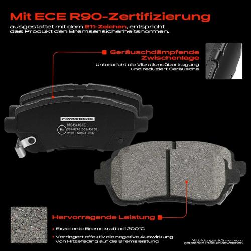 2x Bremsscheiben 4x Bremsbeläge Hinterachse für Hyundai Grand Santa Fé II III KIA Sorento Bild 2x Bremsscheiben 4x Bremsbeläge Hinterachse für Hyundai Grand Santa Fé II III KIA Sorento