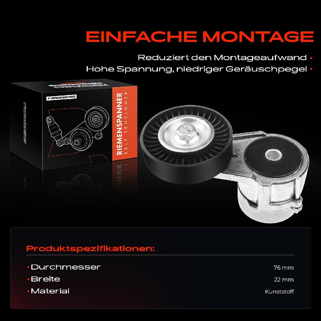 1x Spannrolle Riemenspanner für Opel Astra G H Corsa C 1.4L-1.8L