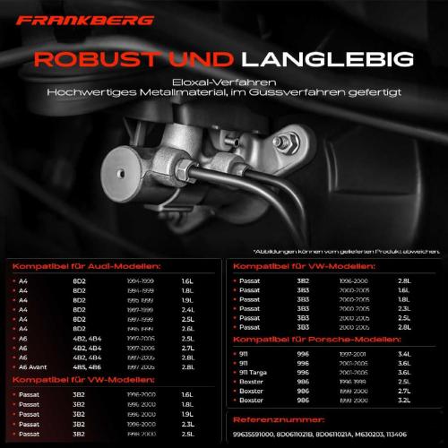 1x Hauptbremszylinder Bremszylinder für VW Passat 3B Audi A4 A6 Porsche 911 Boxster Bild 1x Hauptbremszylinder Bremszylinder für VW Passat 3B Audi A4 A6 Porsche 911 Boxster