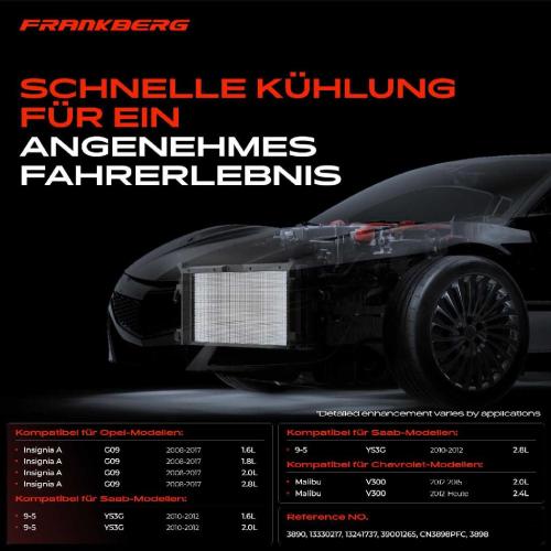 1x Kondensator Klimaanlage für Opel Insignia A Saab 9-5 Chevrolet Bild 1x Kondensator Klimaanlage für Opel Insignia A Saab 9-5 Chevrolet