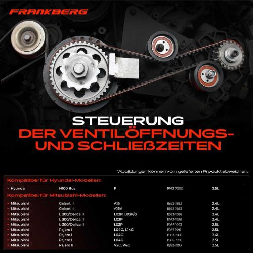 1x Zahnriemensatz Zahnriemen für Hyundai H100 Mitsubishi Galant II L 200 300 Pajero Bild 1x Zahnriemensatz Zahnriemen für Hyundai H100 Mitsubishi Galant II L 200 300 Pajero