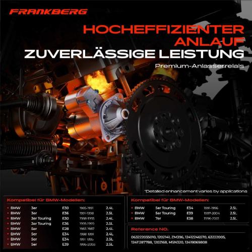 1x Magnetschalter Starter für BMW 3er E30 E36 5er E28 E34 E39 7er E38 2.4L 2.5L Bild 1x Magnetschalter Starter für BMW 3er E30 E36 5er E28 E34 E39 7er E38 2.4L 2.5L