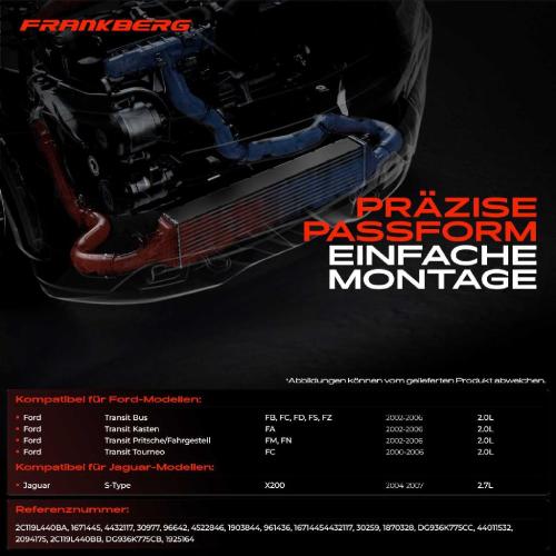 1x Ladeluftkühler Turbokühler für Ford Transit FB FA FM Tourneo FC 2.0L Bild 1x Ladeluftkühler Turbokühler für Ford Transit FB FA FM Tourneo FC 2.0L