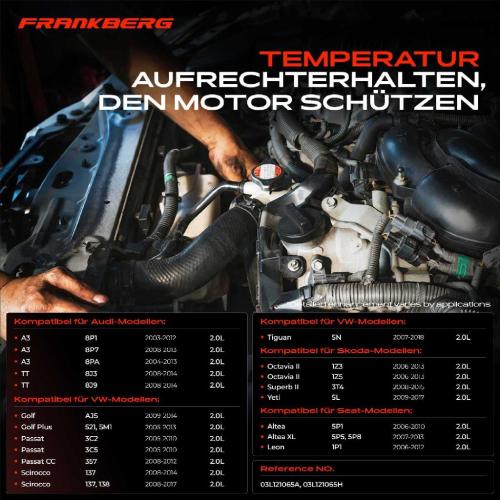 1x Kühlerschlauch Kühlwasserschlauch für VW Golf Plus VI V Jetta III 2.0L Audi A3 Seat Altea Bild 1x Kühlerschlauch Kühlwasserschlauch für VW Golf Plus VI V Jetta III 2.0L Audi A3 Seat Altea