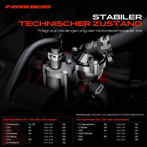 1x Thermostat Kühlmittel für Citroën Berlingo C3 C4 II DS3 DS4 Peugeot 208 I 308 II Bild 1x Thermostat Kühlmittel für Citroën Berlingo C3 C4 II DS3 DS4 Peugeot 208 I 308 II