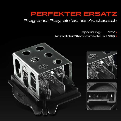1x Widerstand Vorwiderstand Gebläsemotor für Citroën Berlingo Xantia Peugeot 306 Partner 1.1L-2.1L Bild 1x Widerstand Vorwiderstand Gebläsemotor für Citroën Berlingo Xantia Peugeot 306 Partner 1.1L-2.1L