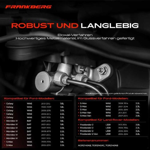 1x Hauptbremszylinder Bremszylinder für Ford Galaxy Mondeo IV BA7 S-Max Land Rover Bild 1x Hauptbremszylinder Bremszylinder für Ford Galaxy Mondeo IV BA7 S-Max Land Rover