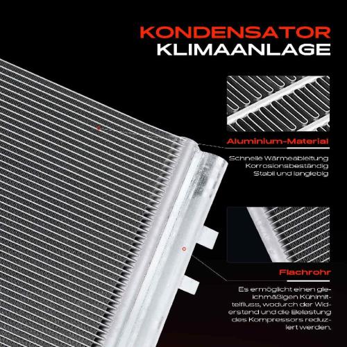 Frankberg 1x Kondensator Klimaanlage für BMW X3 F25 X4 F26 1.6-3.0 2010-2018 Bild Frankberg 1x Kondensator Klimaanlage für BMW X3 F25 X4 F26 1.6-3.0 2010-2018