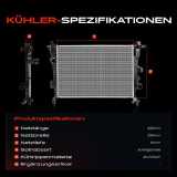 1x Kühler Wasserkühler Motorkühler für Fiat 500X 334 Jeep Renegade SUV B1 BU BV