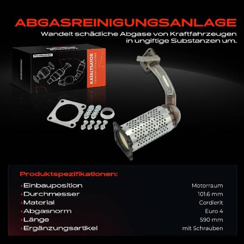 1x Katalysator für Peugeot 206 SW 206 Schrägheck/Stufenheck 1.4L Bild 1x Katalysator für Peugeot 206 SW 206 Schrägheck/Stufenheck 1.4L