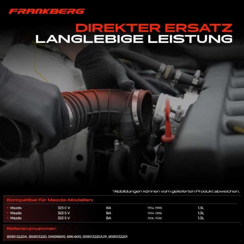 Frankberg 1x Ansaugschlauch, Luftfilter für Mazda 323 BA 1.8L MX-3 1.6L 1991-1998 Bild Frankberg 1x Ansaugschlauch, Luftfilter für Mazda 323 BA 1.8L MX-3 1.6L 1991-1998