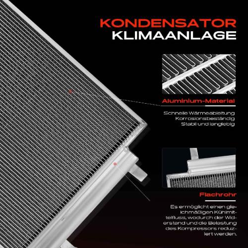 1x Kondensator Klimaanlage für Fiat 124 Spider 348 1.4L 2016-2025 Bild 1x Kondensator Klimaanlage für Fiat 124 Spider 348 1.4L 2016-2025