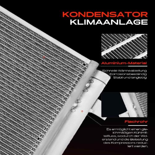 Frankberg 1x Kondensator Klimaanlage für Audi A1 Seat Ibiza V VW Polo AE1 AW1 BZ1 Skoda Bild Frankberg 1x Kondensator Klimaanlage für Audi A1 Seat Ibiza V VW Polo AE1 AW1 BZ1 Skoda