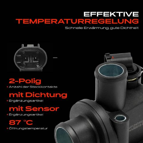 1x Thermostat Kühlmittel für Mercedes-Benz A-Klasse W168 Vaneo 414 1997-2004 Bild 1x Thermostat Kühlmittel für Mercedes-Benz A-Klasse W168 Vaneo 414 1997-2004