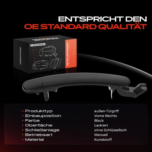 1x Türgriff Vorne Rechts außen für Audi A2 Seat Altea XL Cordoba Ibiza III Leon Toledo II Skoda Bild 1x Türgriff Vorne Rechts außen für Audi A2 Seat Altea XL Cordoba Ibiza III Leon Toledo II Skoda