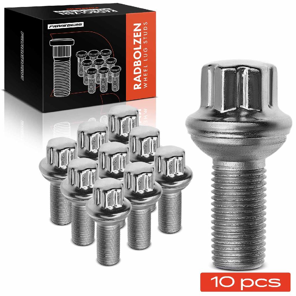 10x Radschraube für Mercedes-Benz W204 W211 W212 W221 R172 A207 C216